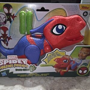 Marvel Spidey Amazing Friends Dino-Web Launcher with Red and Blue Design